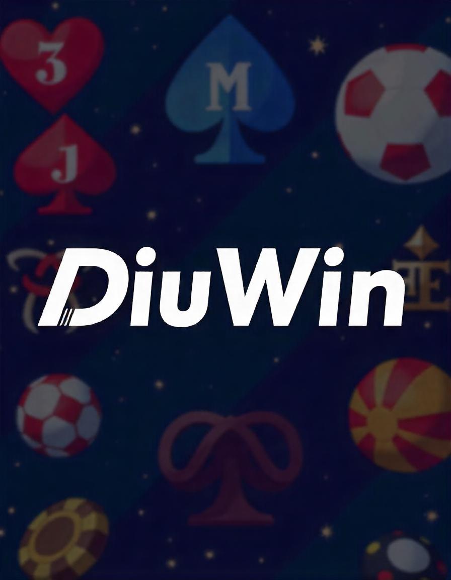 Diuwin App logo with casino elements