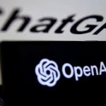 ChatGPT OpenAI Logo in Black and White