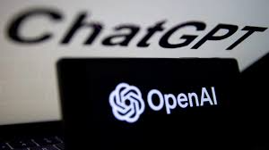 ChatGPT OpenAI Logo in Black and White